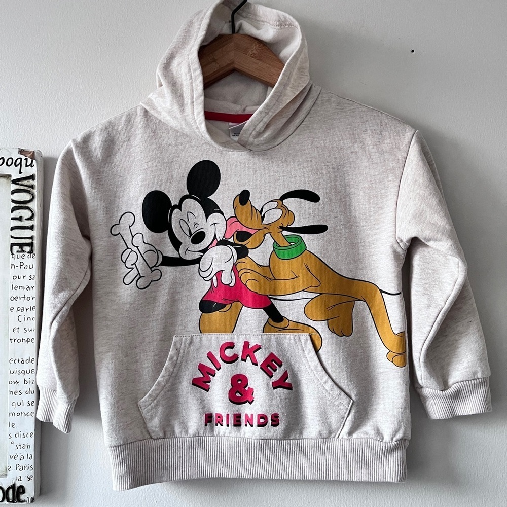Baby Clothing Three Piece Bundle Disney Hoodie DKNY Romper Crewcuts Dress Sz 5 7